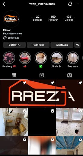 Rrezja Innenausbau — Kundenfoto